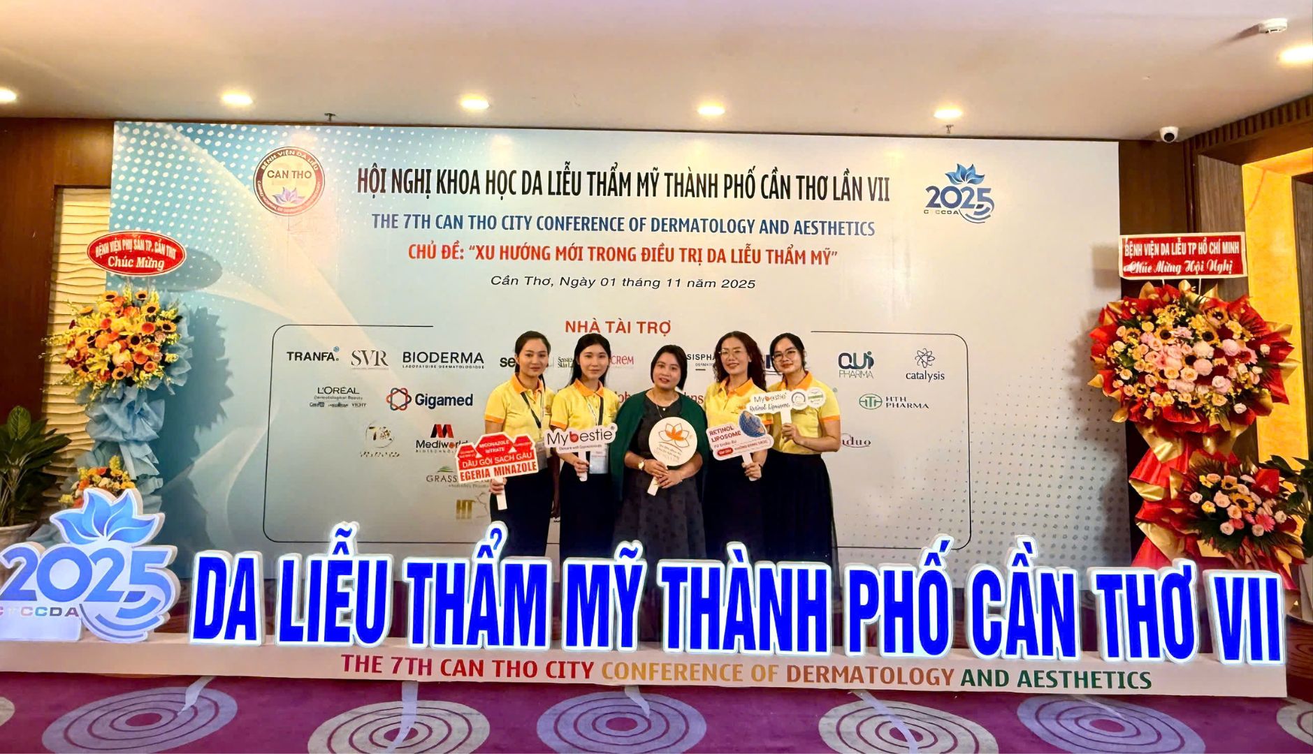 CHÚC MỪNG HỘI NGHỊ KHOA HỌC DA LIỄU THẨM MỸ THÀNH PHỐ CẦN THƠ LẦN THỨ VII NĂM 2025 THÀNH CÔNG TỐT ĐẸP!